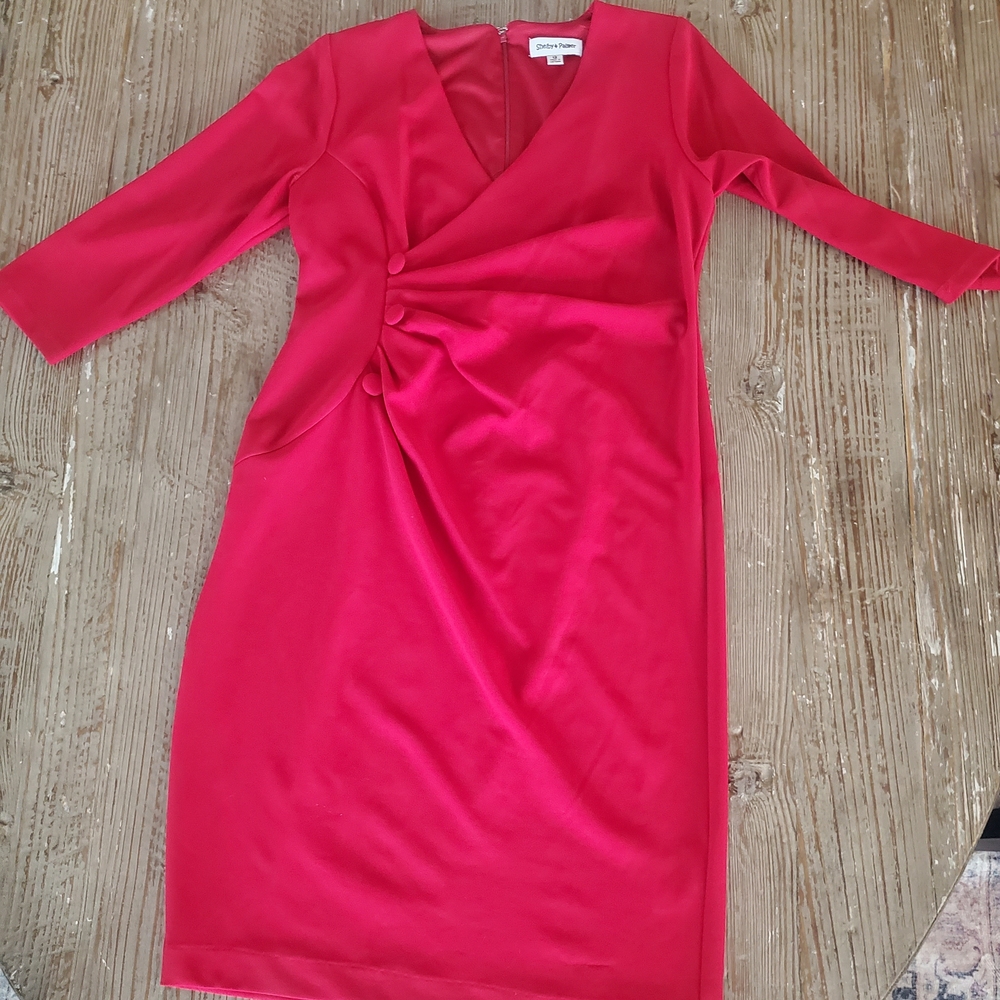 Womens Size 12 SHELBY & PALMER RED DRESS